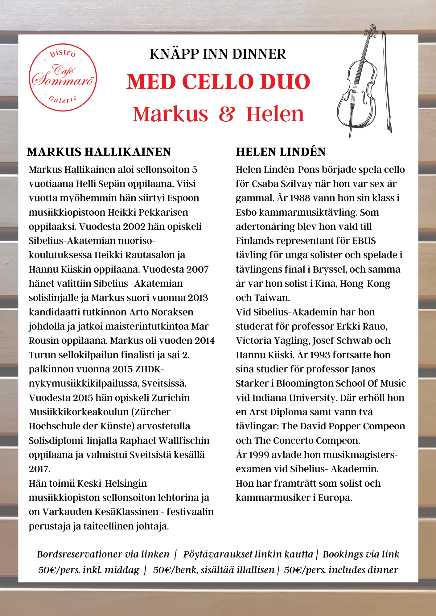 Duo á la Taube - Markus & Helen