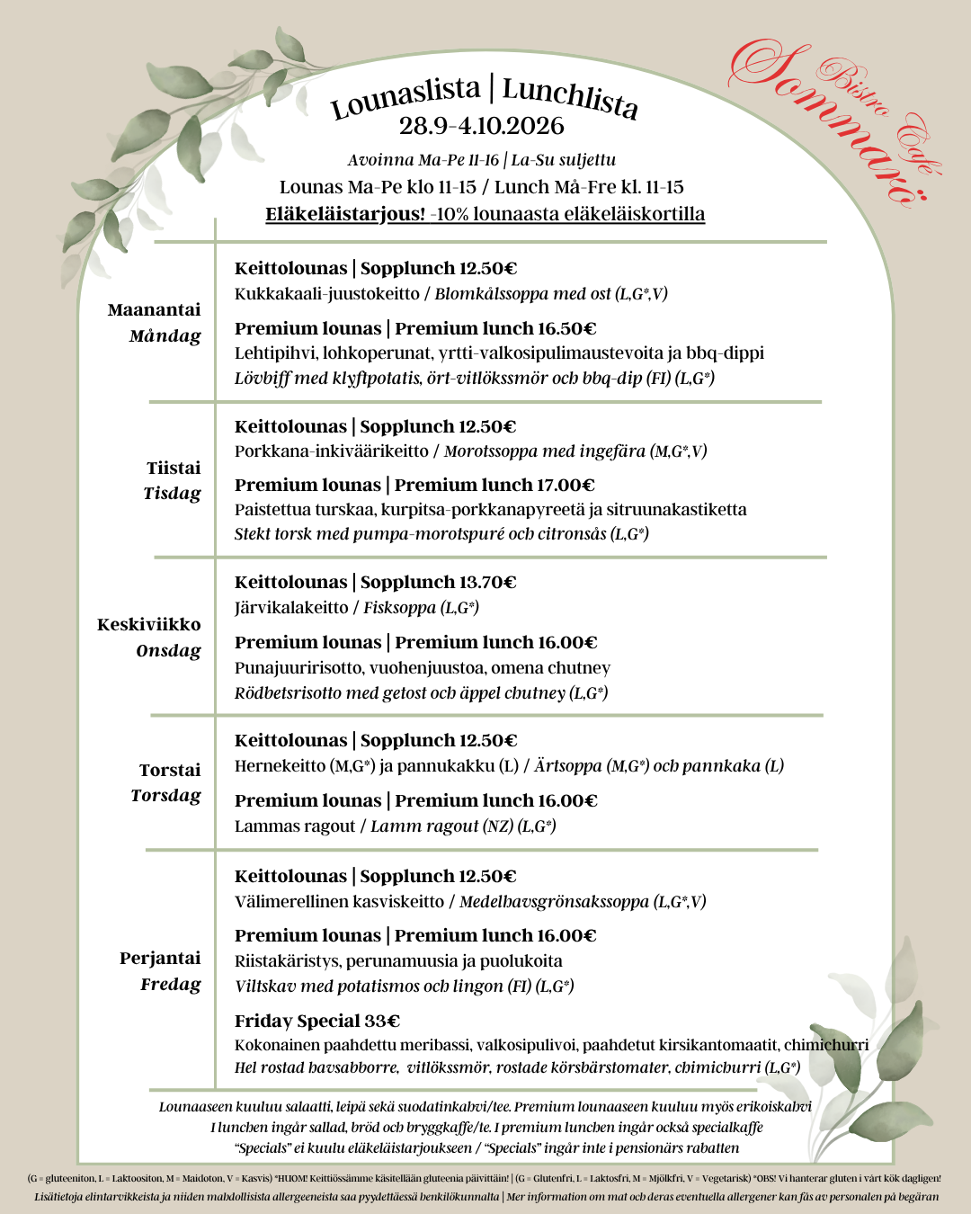 Insta Lunchlista v.40 -26-2